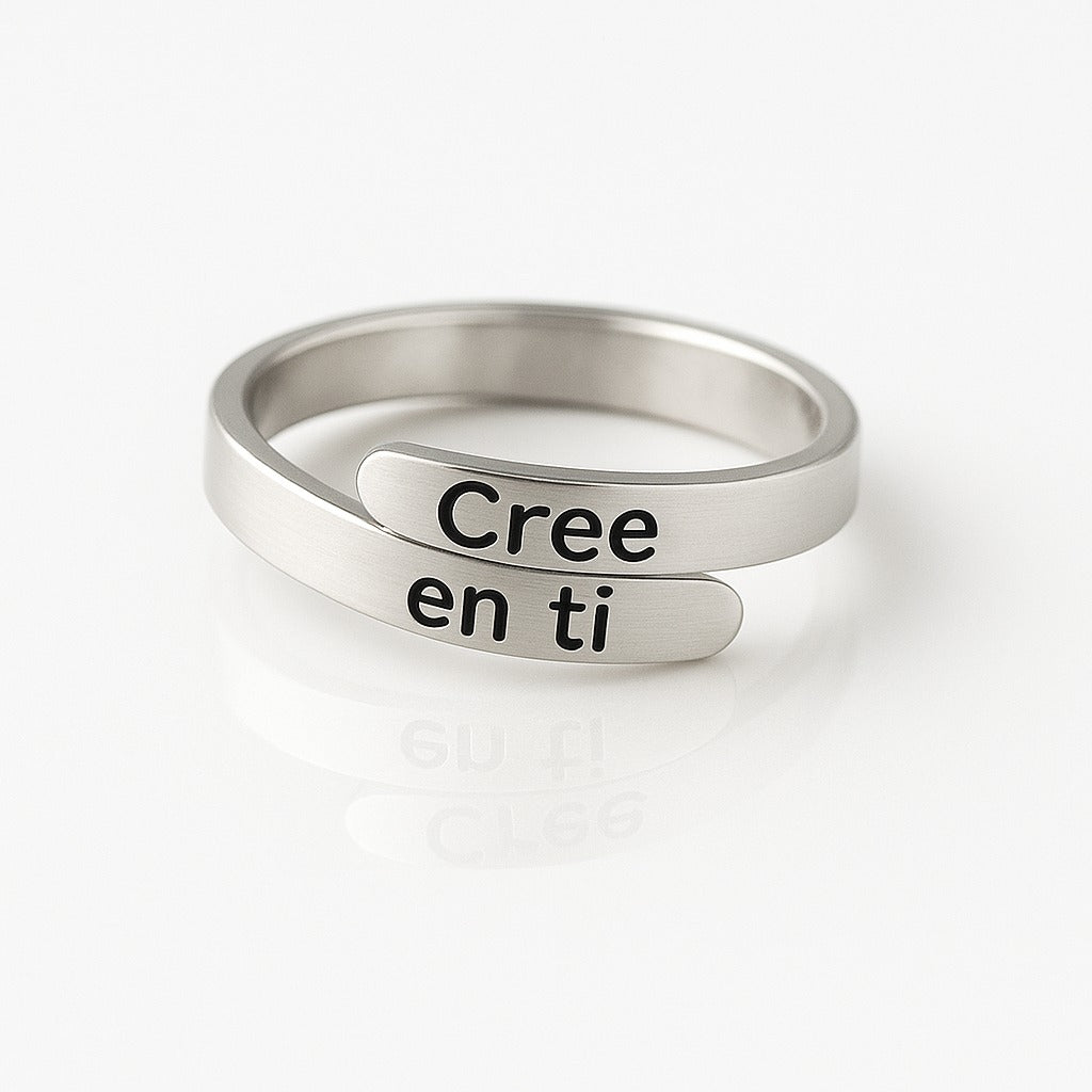 ANILLO "CREE EN TI"