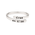 ANILLO "CREE EN TI"